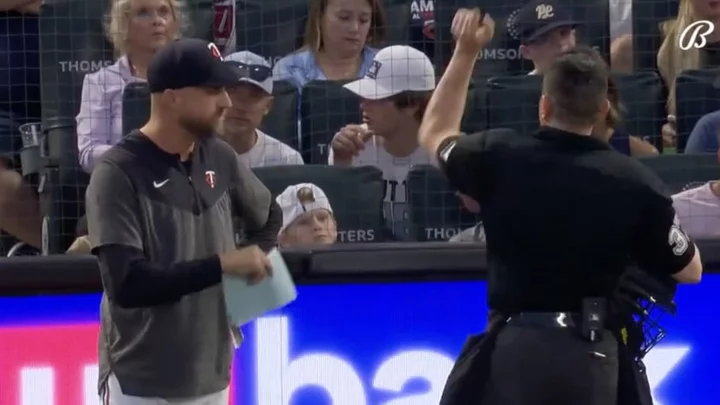 Rocco Baldelli Suffered the Gentlest Ejection of All Time