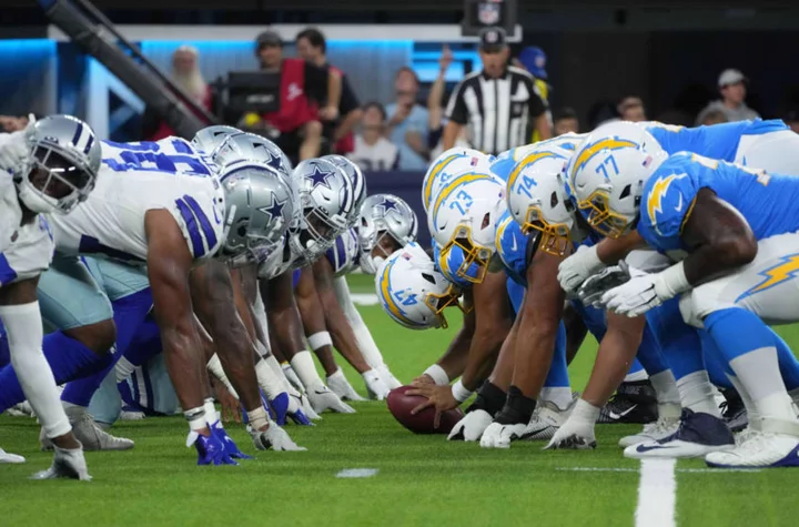 No California Love: Cowboys and Chargers get into pregame fight ahead of MNF