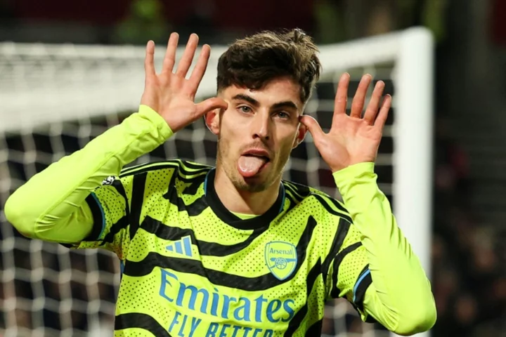 Havertz ends goal drought to fire Arsenal into first place