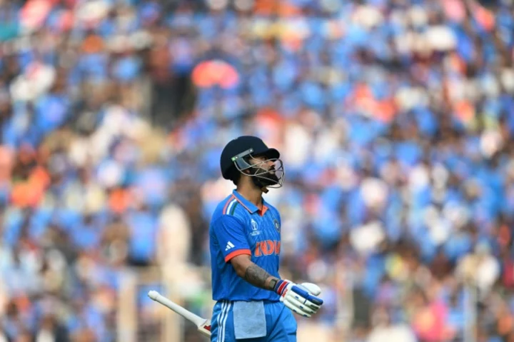Kohli out for 54 in World Cup final