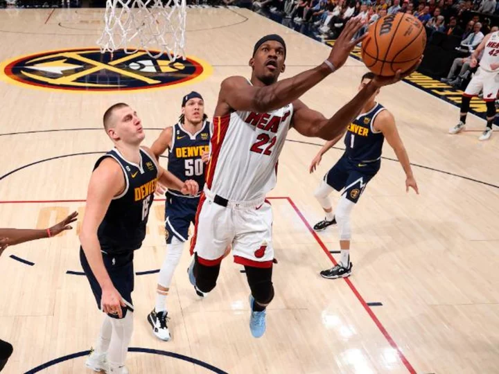 NBA Finals: Miami Heat come alive in fourth quarter to edge past Denver Nuggets and tie series