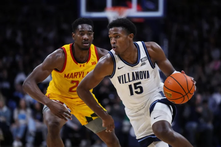 Burton and Bamba lead No. 21 Villanova to 57-40 rout of Maryland