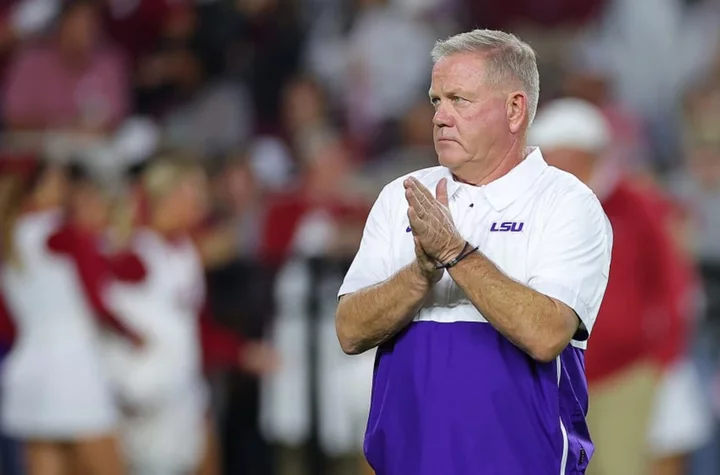 Adorable Brian Kelly comment does little to quell LSU concerns
