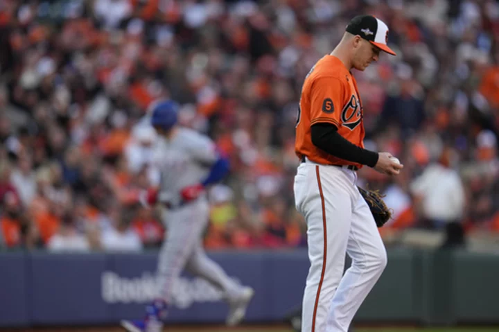Orioles in danger of being swept out of the postseason after losing ALDS Game 2 to the Rangers