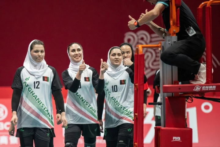 'Follow your dreams' say Afghan women's volleyball team