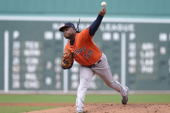 Framber Valdez helps Astros to 7-4 win over Red Sox and first sweep at Fenway Park