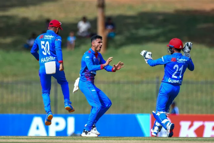 Afghanistan's spin trio skittle Pakistan for 201 in first ODI
