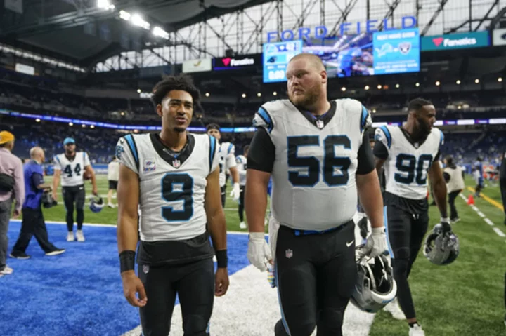 Bryce Young doesn't make excuses for his performance as Panthers fall to 0-5 with loss to Lions