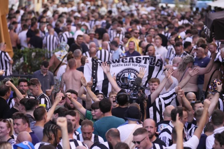 Fan fervor assured at rare Champions League home games for Newcastle, Lens and Union Berlin