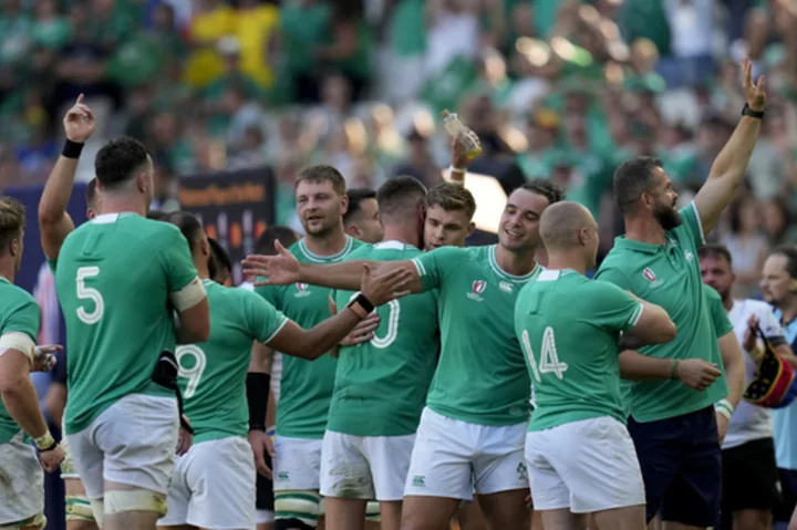 Ireland risking front-liners against Tonga before Springboks showdown in Rugby World Cup