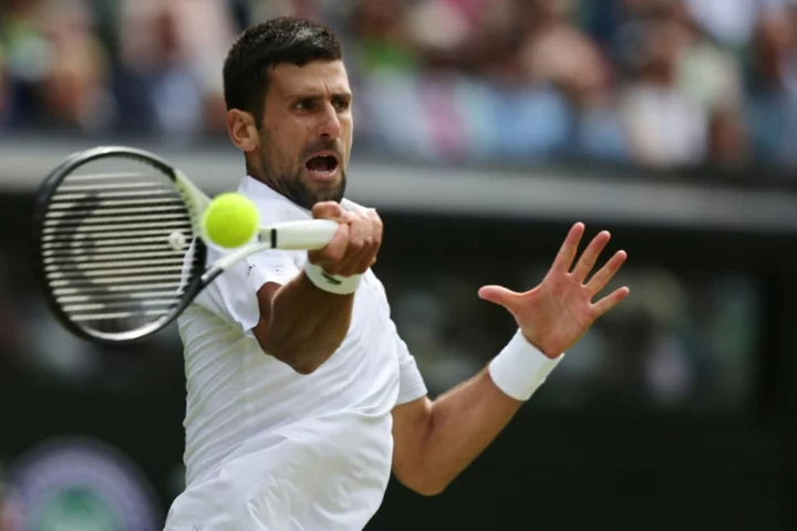 Djokovic into 14th Wimbledon quarter-final