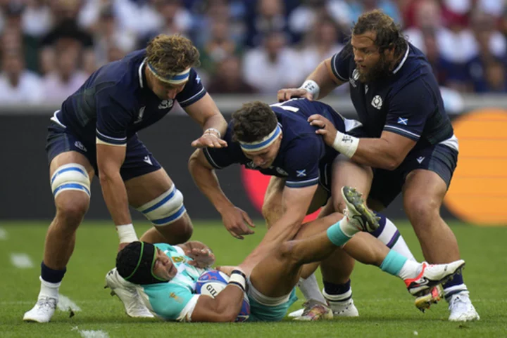 Scotland changes 4 for Tonga match at the Rugby World Cup
