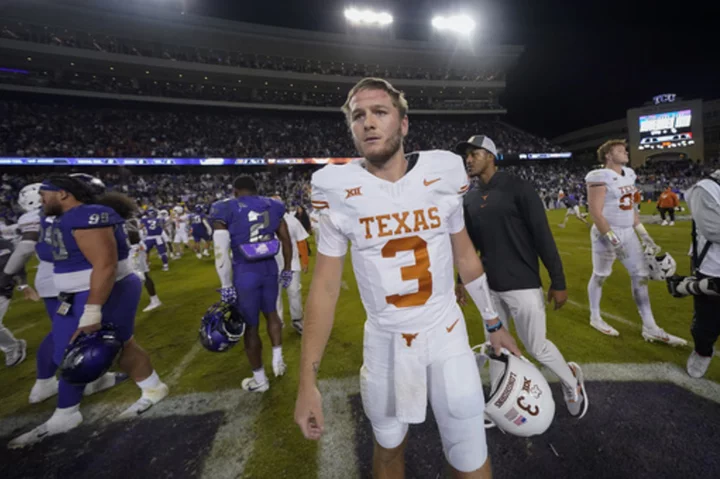 Playoff hopeful No. 7 Texas is still trying to make the Big 12 title game. Iowa State awaits