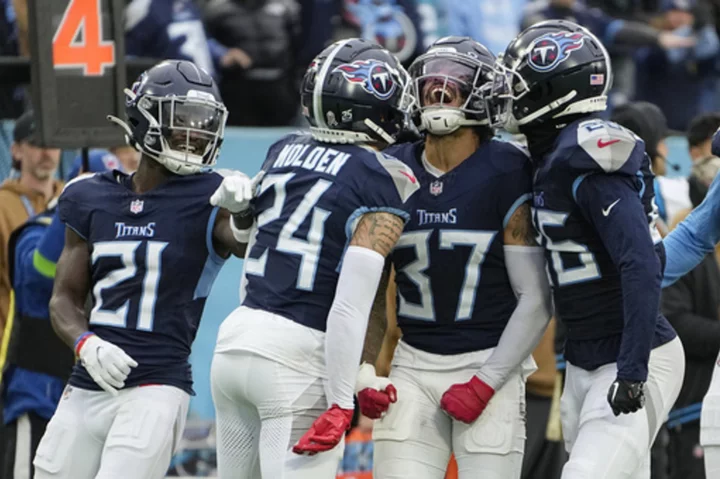 Titans hope playing back-to-back home games for 1st time this season helps vs the Colts