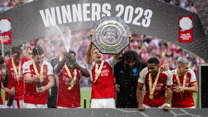 Arsenal stuns Manchester City to win the Community Shield