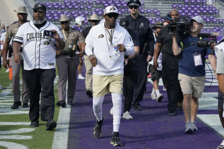 Deion Sanders makes home debut as No. 22 Colorado hosts longtime rival Nebraska in sold-out game