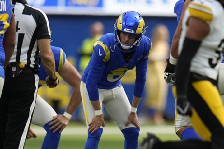 Kicker Brett Maher released by Los Angeles Rams after recent struggles; Lucas Havrisik signed