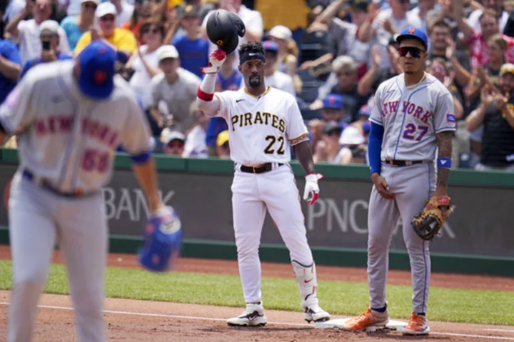 McCutchen collects 2,000th hit, Pirates ride Keller to 2-1 victory over struggling Mets