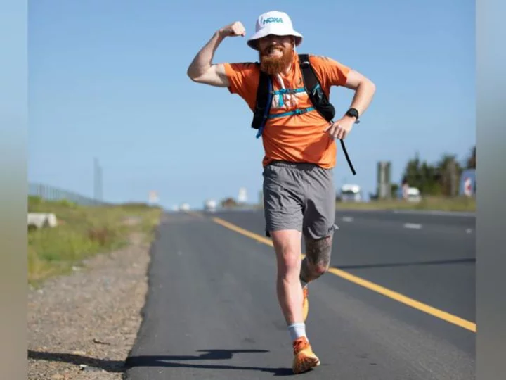 How one man is attempting to run the length of Africa ... in just 240 days