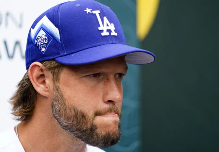 Dodgers pitcher Clayton Kershaw says sore left shoulder will likely keep him sidelined until August