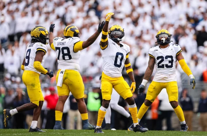 Projected college football rankings after Michigan owns Penn State, Kansas upset