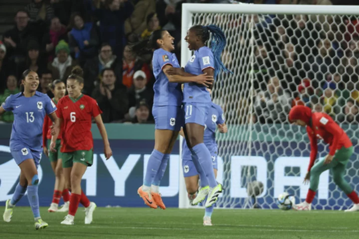 France ends Morocco's run and advances to the quarterfinals of the Women's World Cup