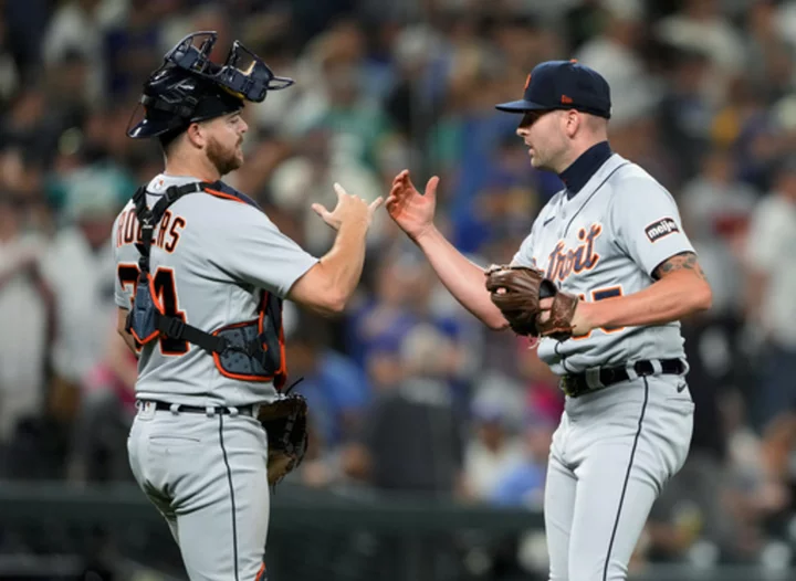 Lange whiffs Rodríguez for final out as the Tigers hold off Mariners' comeback in 5-4 win