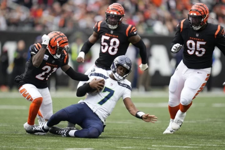 Seahawks lament wasted chances in the red zone in a 17-13 loss to the Bengals