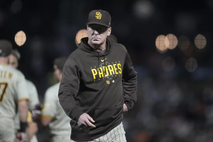 Manager Bob Melvin's job appears to be safe with the underwhelming Padres