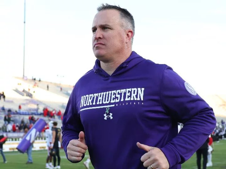 Northwestern suspends head football coach for 2 weeks following investigation into hazing allegations