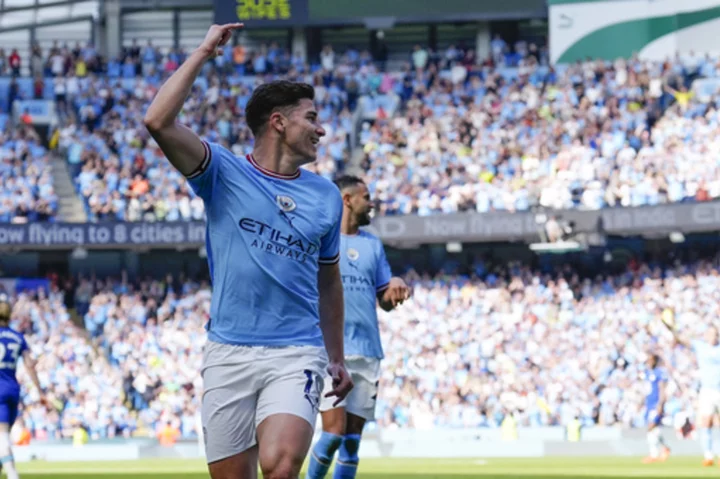 Man City beats Chelsea 1-0 before Premier League title celebrations begin