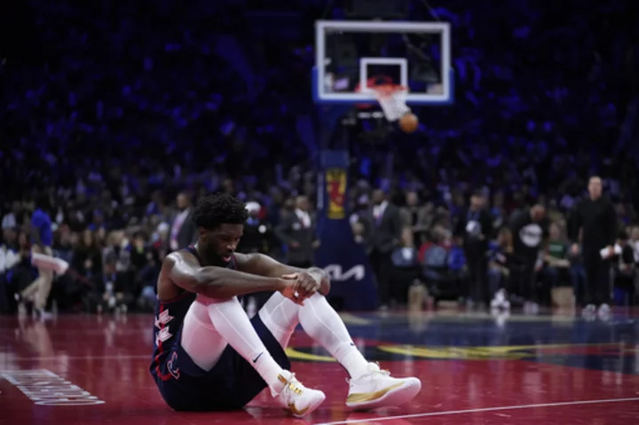 76ers' Joel Embiid out versus Timberwolves with hip soreness