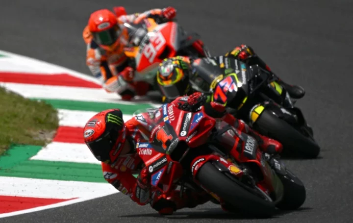 Bagnaia bosses Italian MotoGP practice