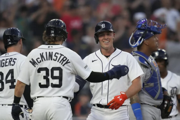 Carpenter's three-run homer rallies Tigers past Lyles, Royals