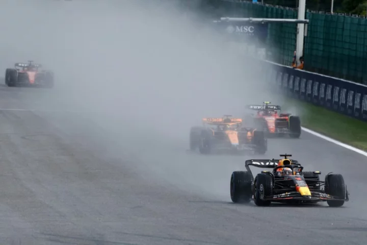 Verstappen wins wet, wild sprint race at Belgian Grand Prix