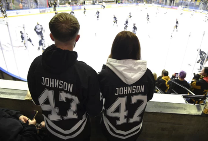Following Adam Johnson's death, the UK hockey league and its 'import' players play on