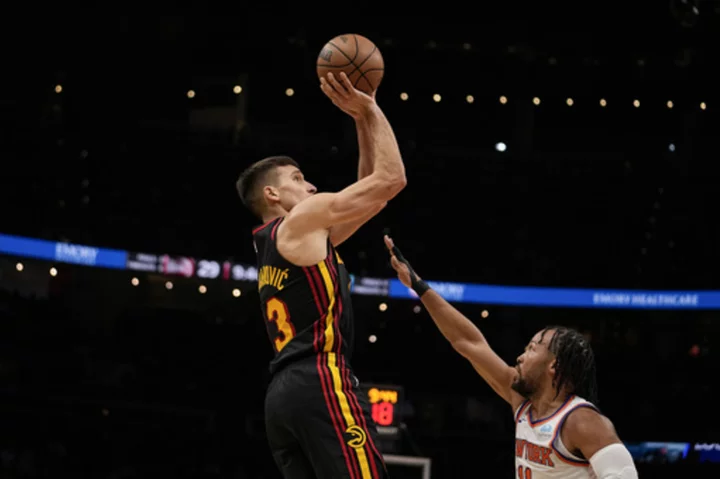 Randle, Brunson lead Knicks to a 116-114 victory over the Atlanta Hawks