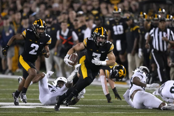 Cooper DeJean, with picks and punt returns, does it all for Hawkeyes on defense and special teams