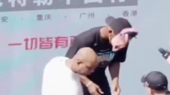 Jimmy Butler Hit In Head By Thrown Shoe During Sneaker Event in China