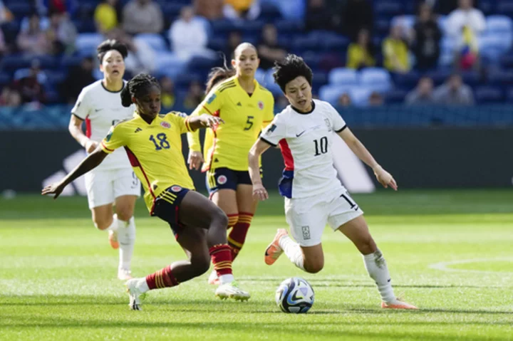 Cancer survivor Caicedo scores in Colombia's 2-0 win over South Korea at the Women's World Cup