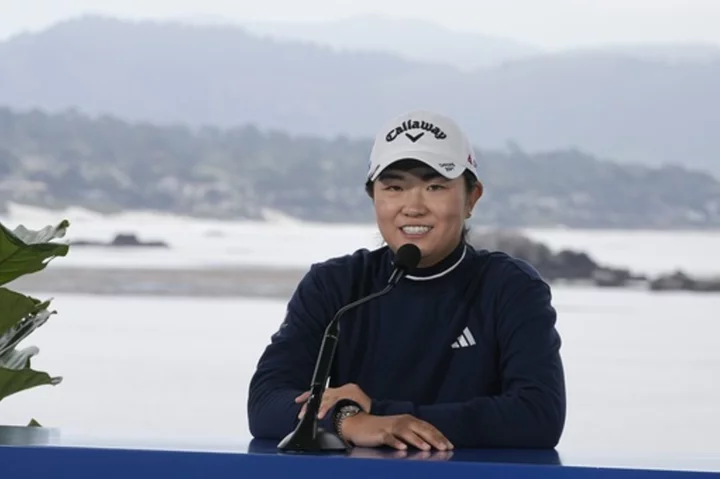 Rose Zhang is making everyone look in the US Women's Open at Pebble Beach