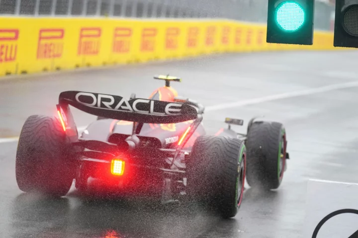 Max Verstappen claims pole position during rain-hit qualifying for Canadian GP