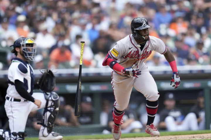 Michael Harris-led Braves beat Tigers 10-6 in 1st game of doubleheader