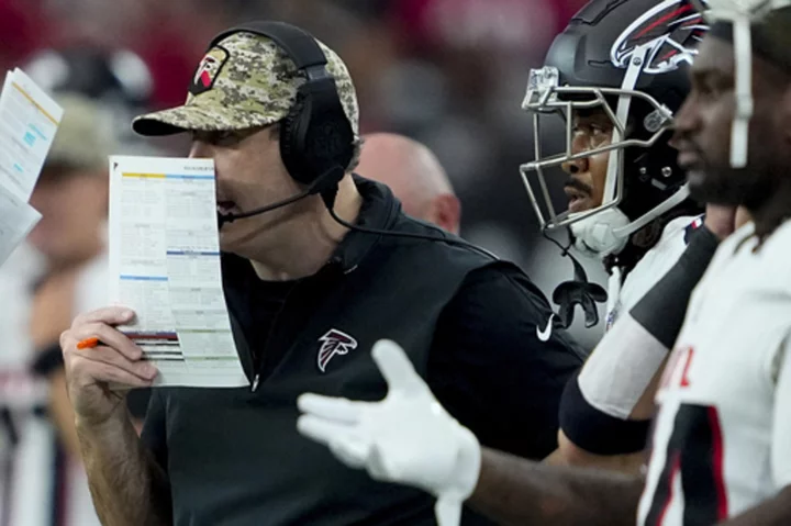 Stumbling Falcons head into bye week with 3 straight losses and questions everywhere