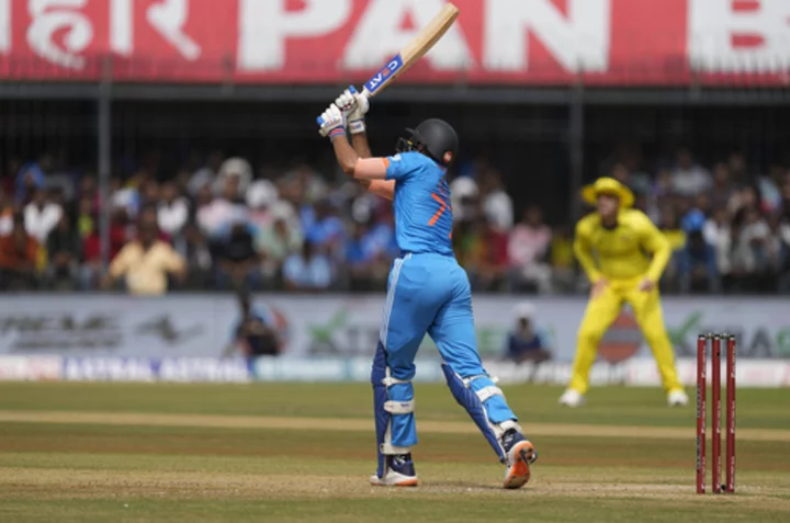 Centuries from Gill and Iyer seal ODI series win for India over Australia ahead of Cricket World Cup