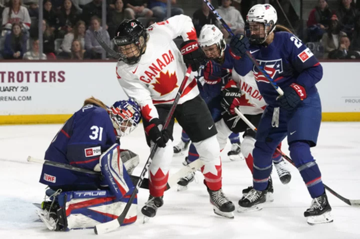 Finkel stops 31 shots, United States beats Canada 3-1 in opener of Rivalry Series