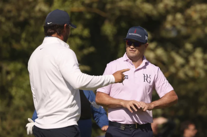Brooks Koepka's practice round with Zach Johnson has a Ryder Cup tone