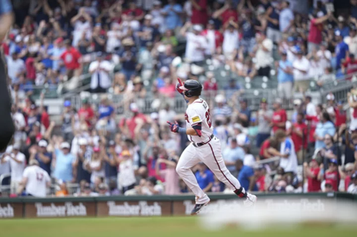 Acuña, Riley and Olson homer for Braves, who hammer Angels 12-5 to take series