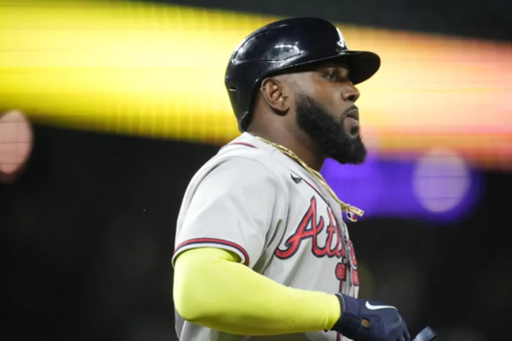 Ozuna's 30th home run leads Braves over Rockies 3-1 for 16th win in 21 games