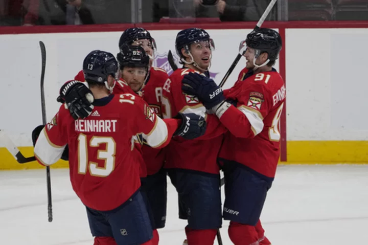 Mikkola scores twice as Panthers overcome 2-goal night from McDavid to rally past Oilers 5-3